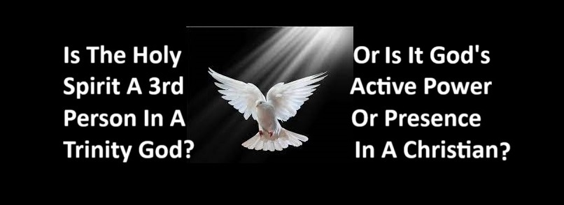 Does The Bible Say The Holy Spirit Is A 3rd Person In A Trinity God?